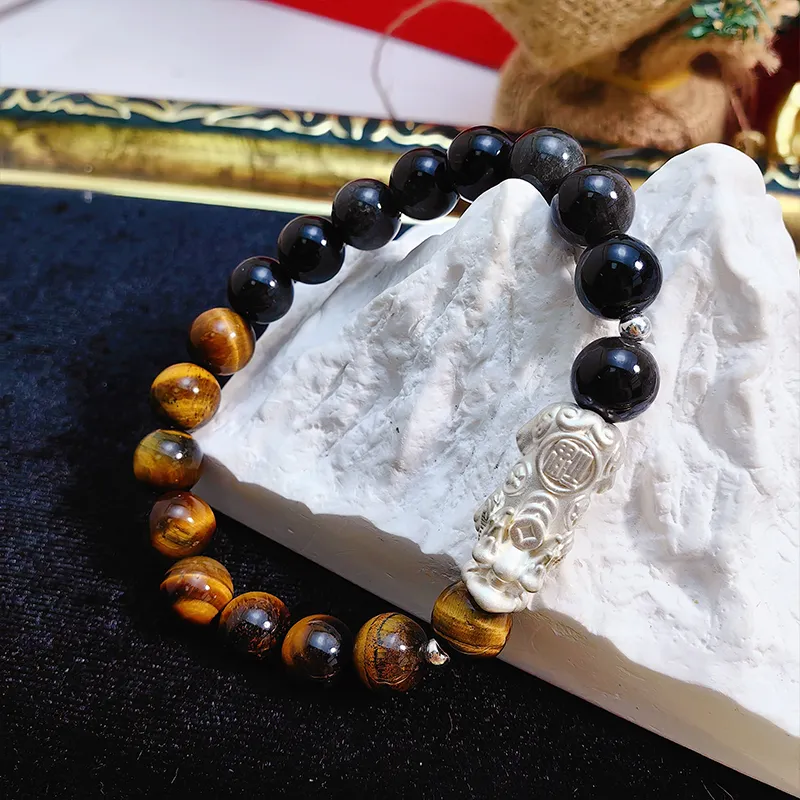 VERENA REINE Tiger's Eye Stone Bracelets Unisex-5