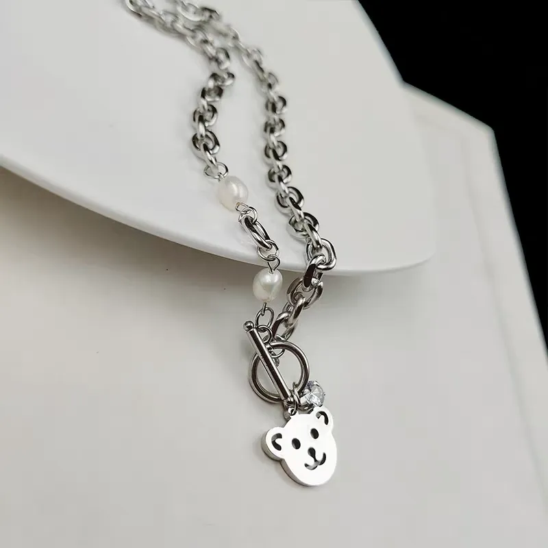 VERENA REINE Titanium Steel Necklaces Women's-3