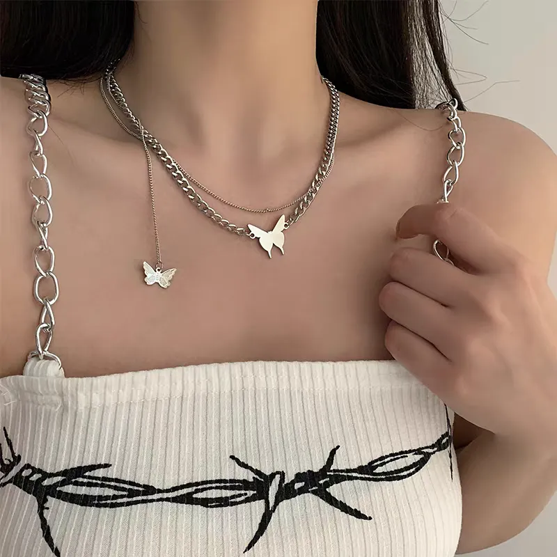 VERENA REINE Titanium Steel Necklaces Women's-4