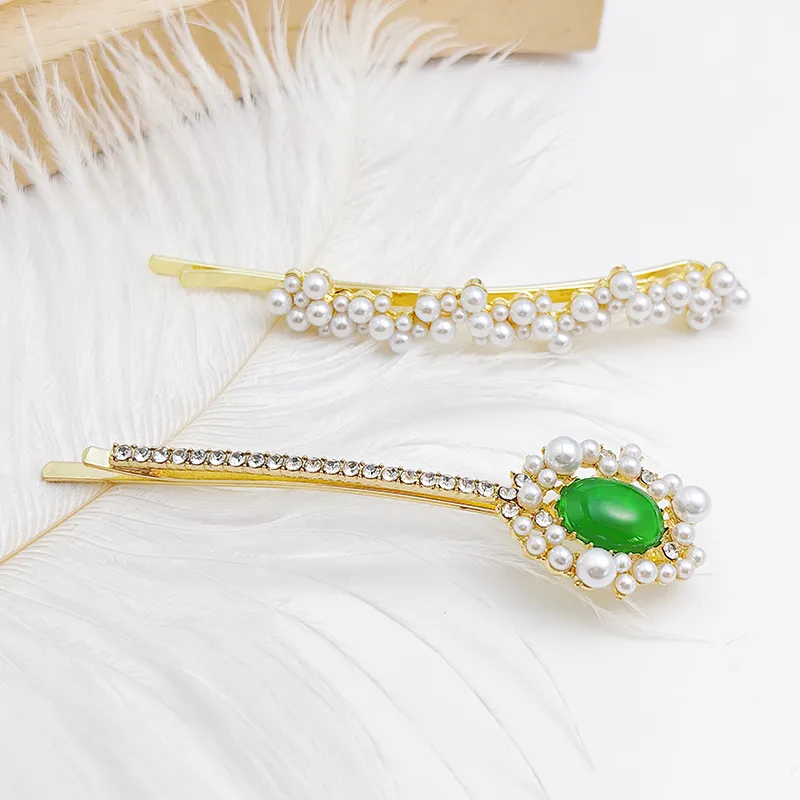 VERENA REINE Faux Pearl Hair Clips Women's-4