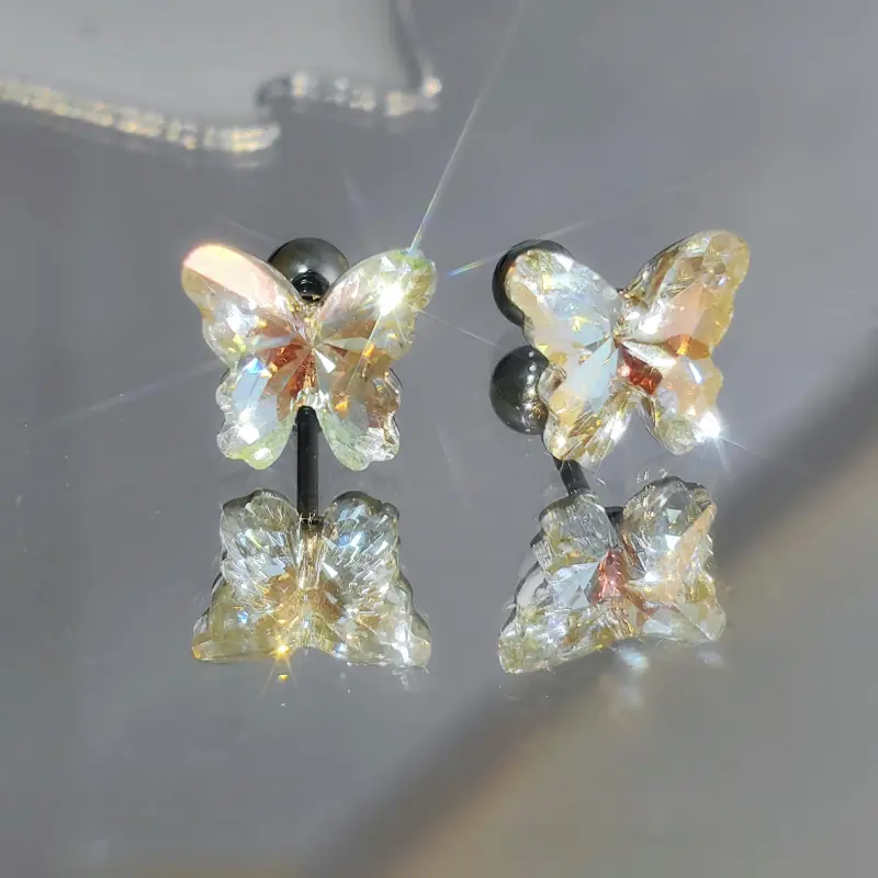 VERENA REINE Rhinestone Stud Earrings Women's-14