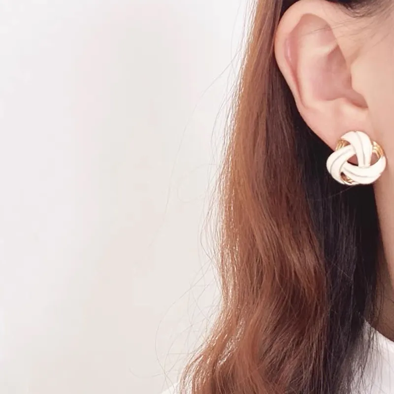 VERENA REINE Drip Glaze Stud Earrings Women's-1