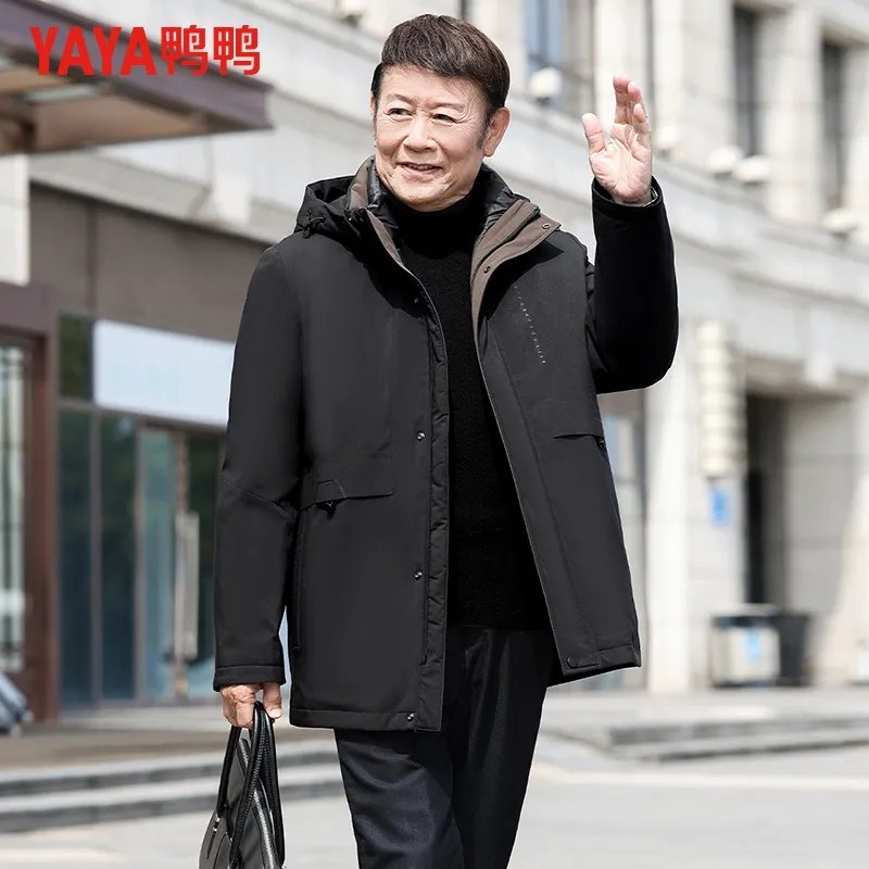 YAYA Down Jackets Men Black-3