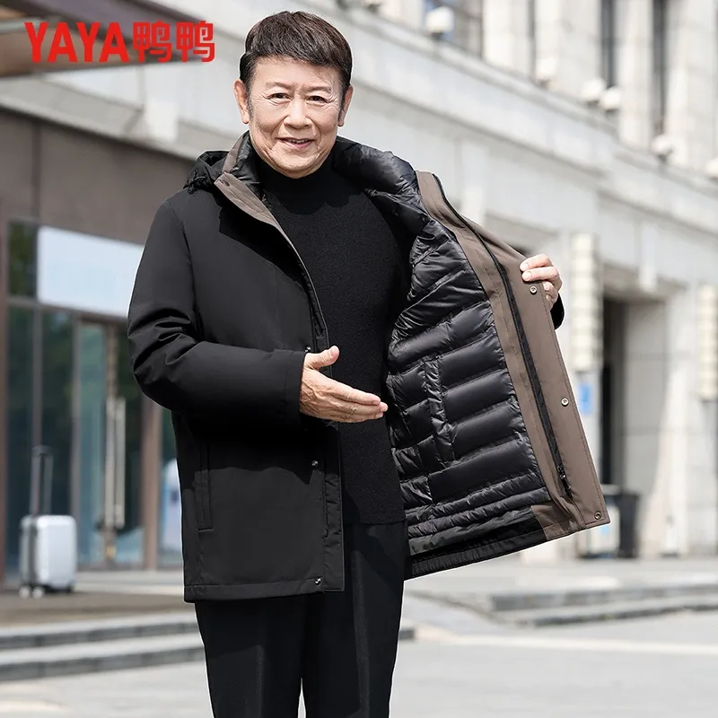 YAYA Down Jackets Men Black-4