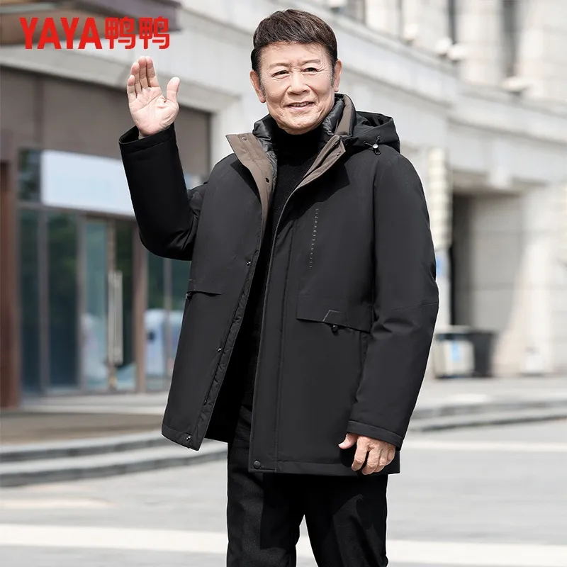 YAYA Down Jackets Men Black-5