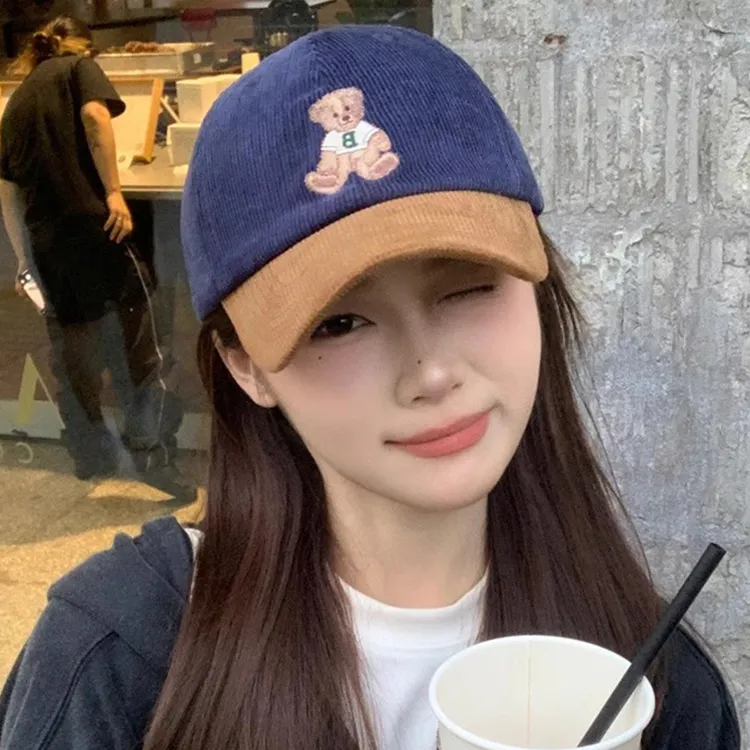 Yalu Preferred Corduroy Baseball Caps Unisex-2
