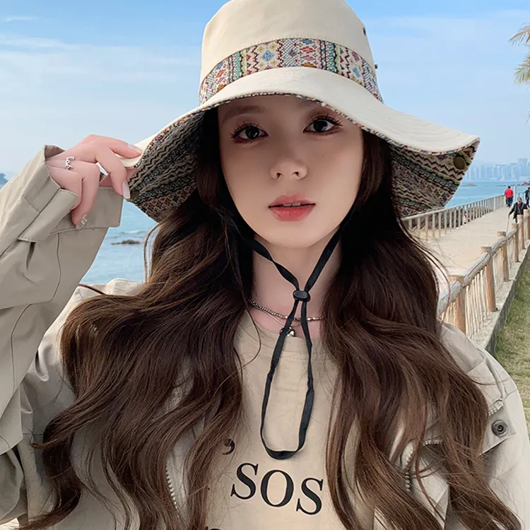 Yalu Preferred Polyester Bucket Hats Unisex-9