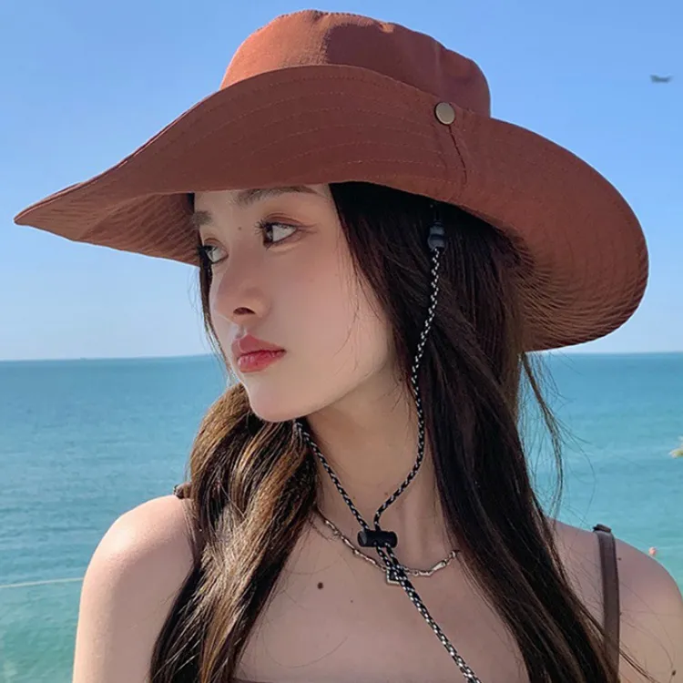 Yalu Preferred Polyester Bucket Hats Unisex-11