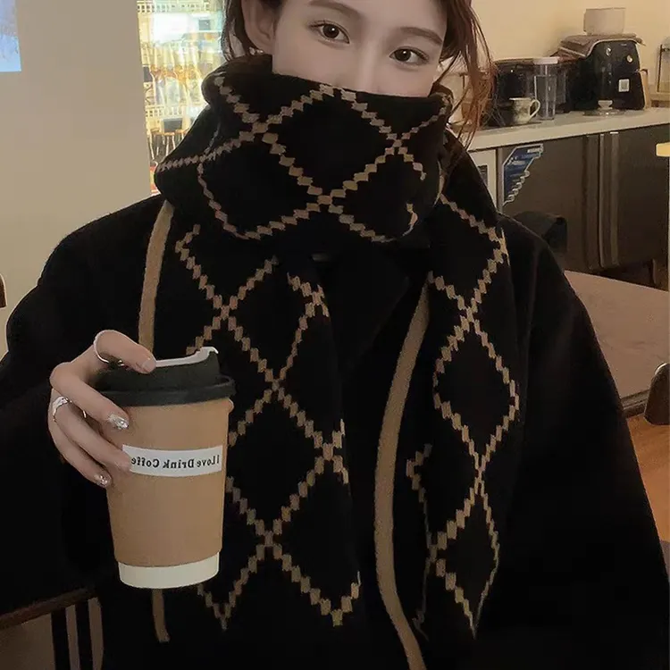 Yalu Preferred Knit Scarves Unisex-3
