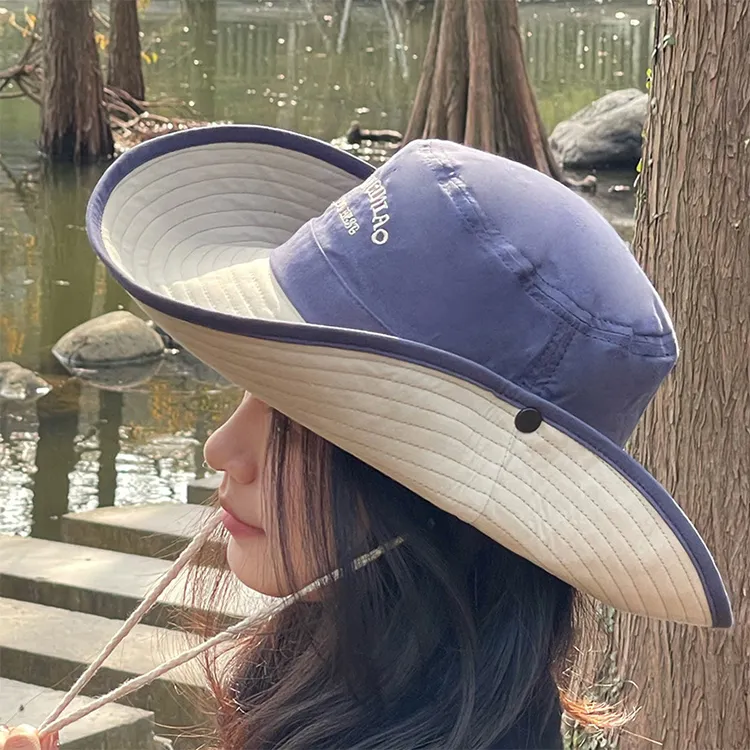 Yalu Preferred Polyester Bucket Hats Unisex-5