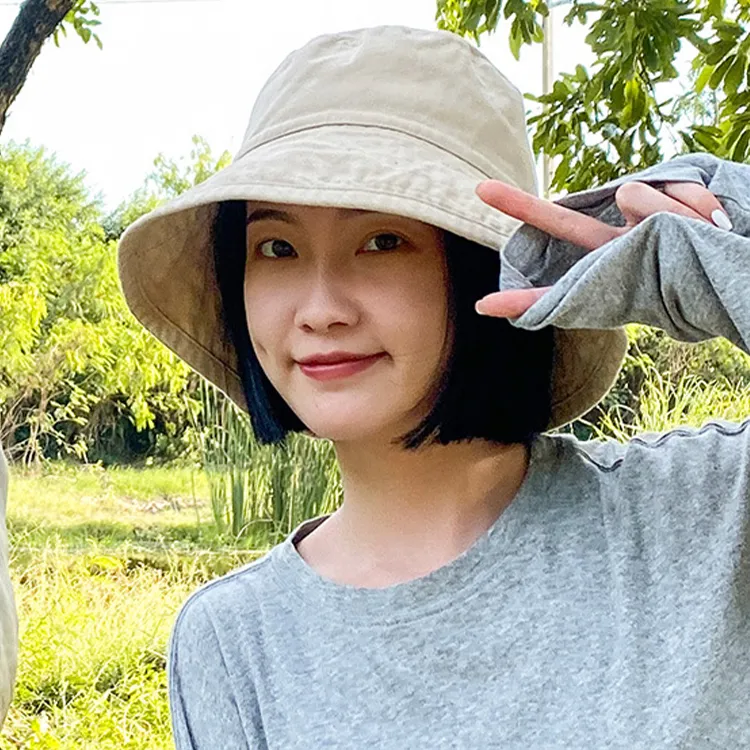 Yalu Preferred Cotton Bucket Hats Unisex-7