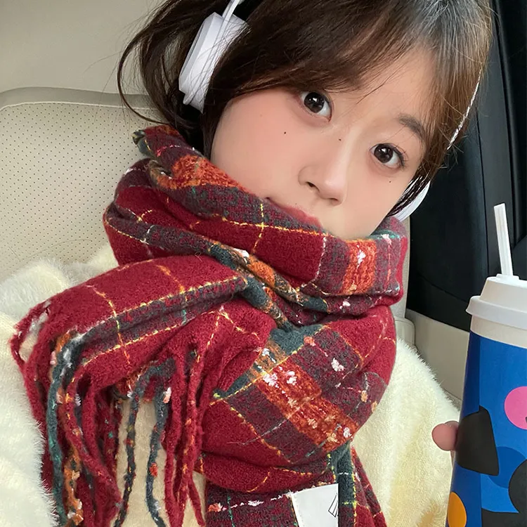 Yalu Preferred Knit Scarves Unisex-3
