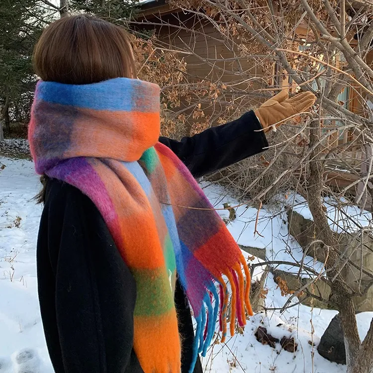 Yalu Preferred Knit Scarves Unisex-1