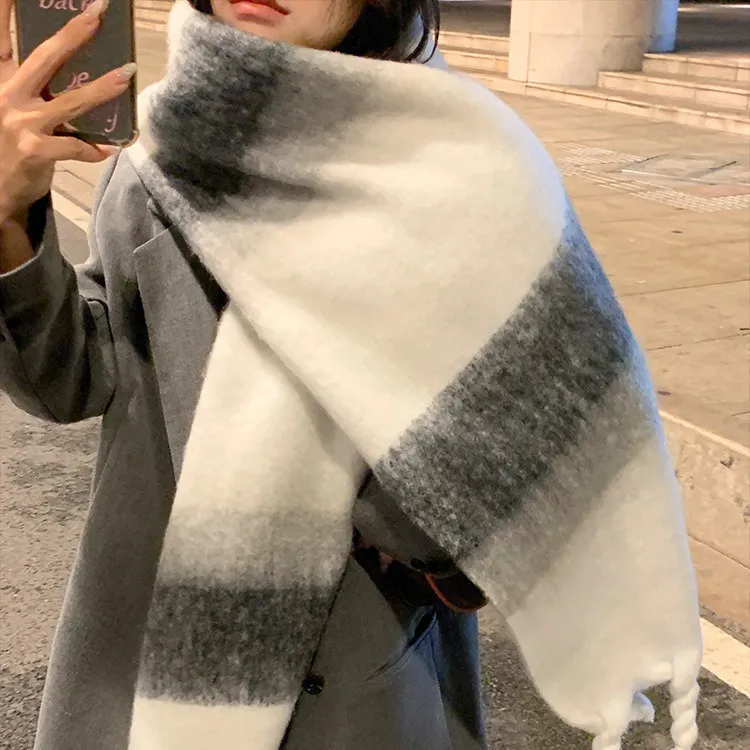 Yalu Preferred Knit Scarves Unisex-1