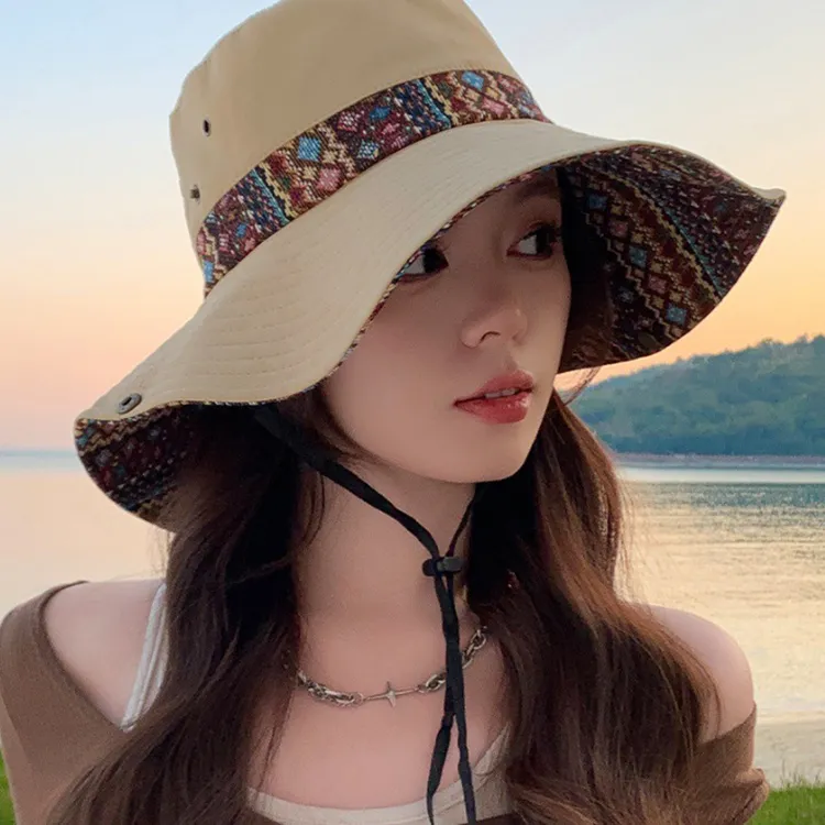 Yalu Preferred Polyester Bucket Hats Unisex-4