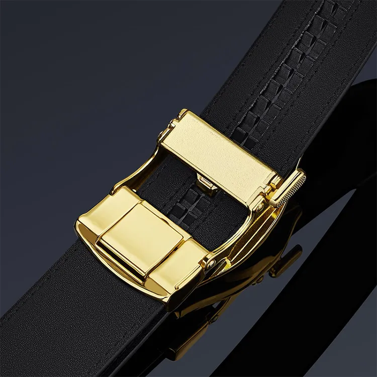 Yalu Preferred Cow Split Leather Belts Men's Width 3.5CM-5