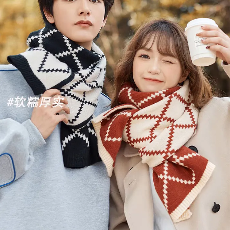 Yalu Preferred Knit Scarves Unisex-9