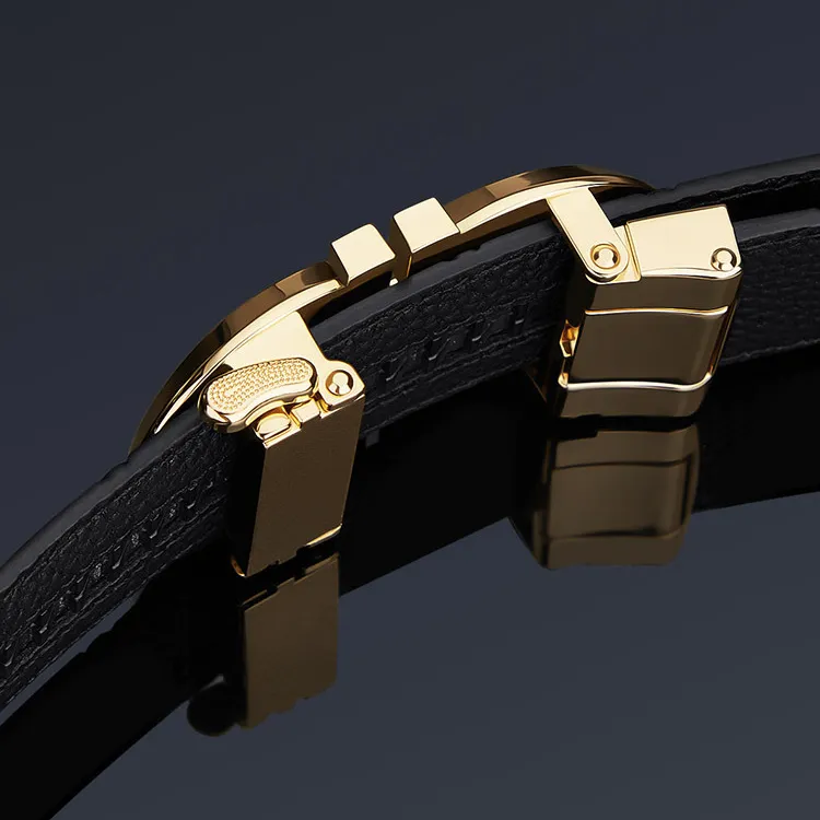 Yalu Preferred Cow Leather Belts Men's Width 3.5CM-7