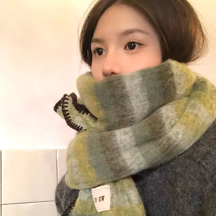 Yalu Preferred Knit Scarves Unisex-4