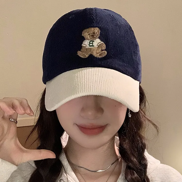 Yalu Preferred Corduroy Baseball Caps Unisex-9