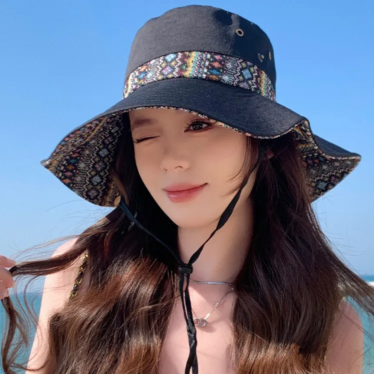 Yalu Preferred Polyester Bucket Hats Unisex-2