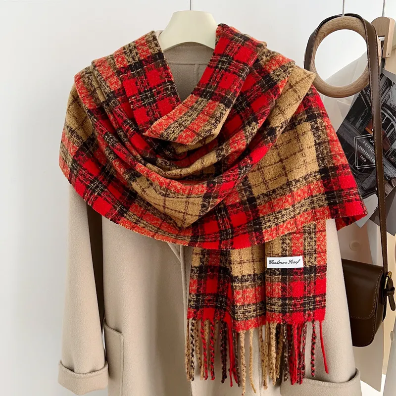 Yalu Preferred Knit Scarves Unisex-5