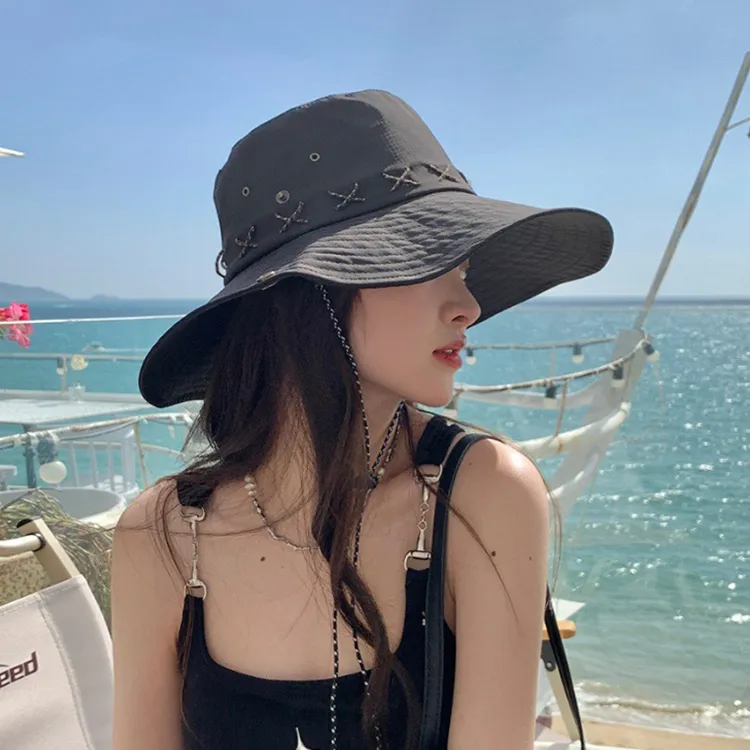 Yalu Preferred Polyester Bucket Hats Unisex-2