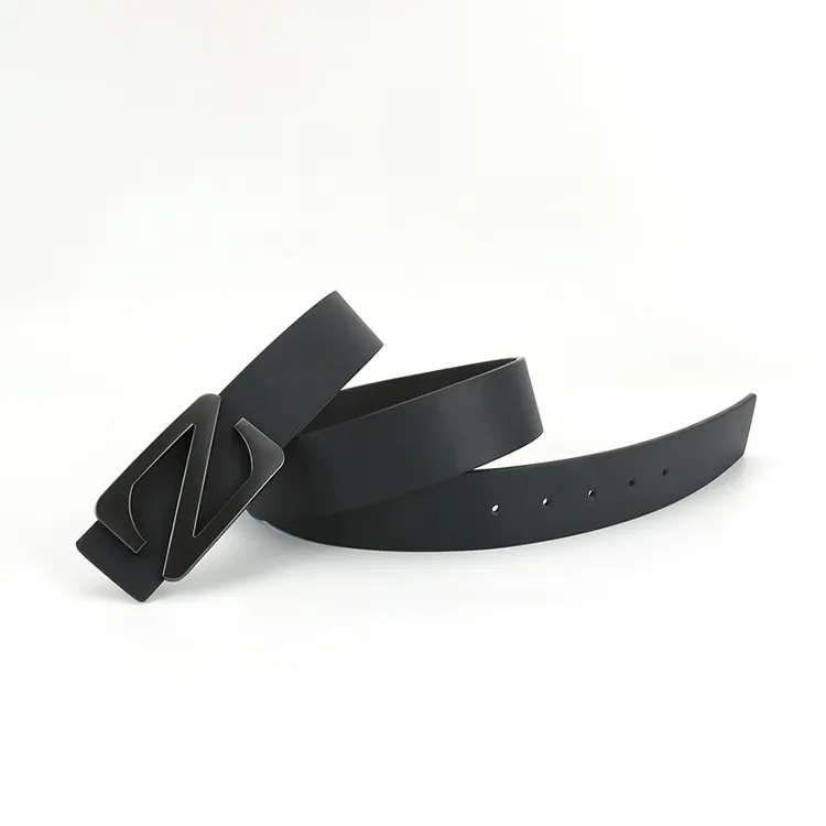 Yalu Preferred Cow Split Leather Belts Unisex 3.8CM-3