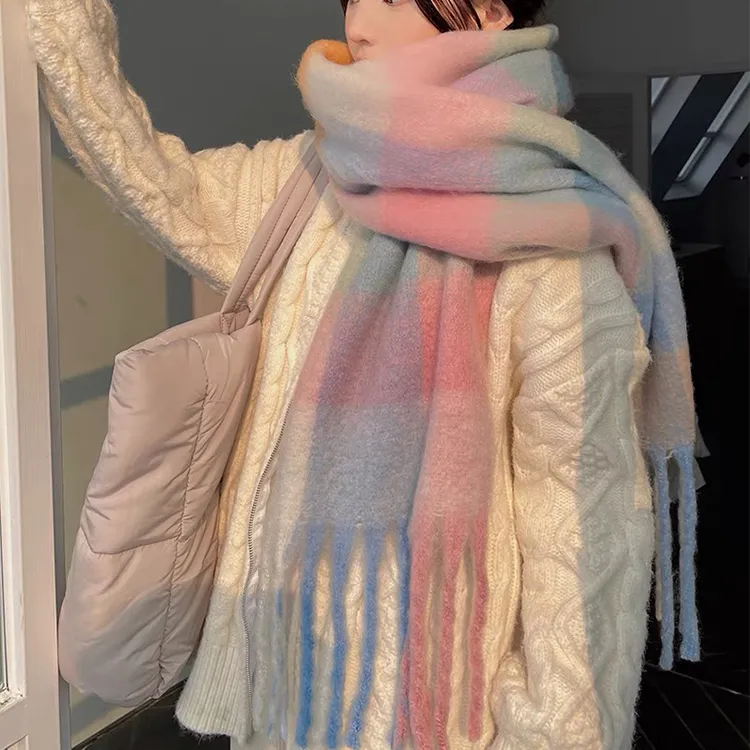 Yalu Preferred Knit Scarves Unisex-2