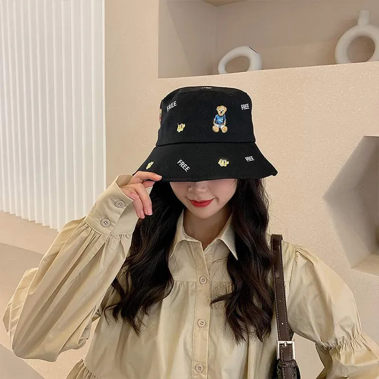 Yalu Preferred Polyester Bucket Hats Unisex-1