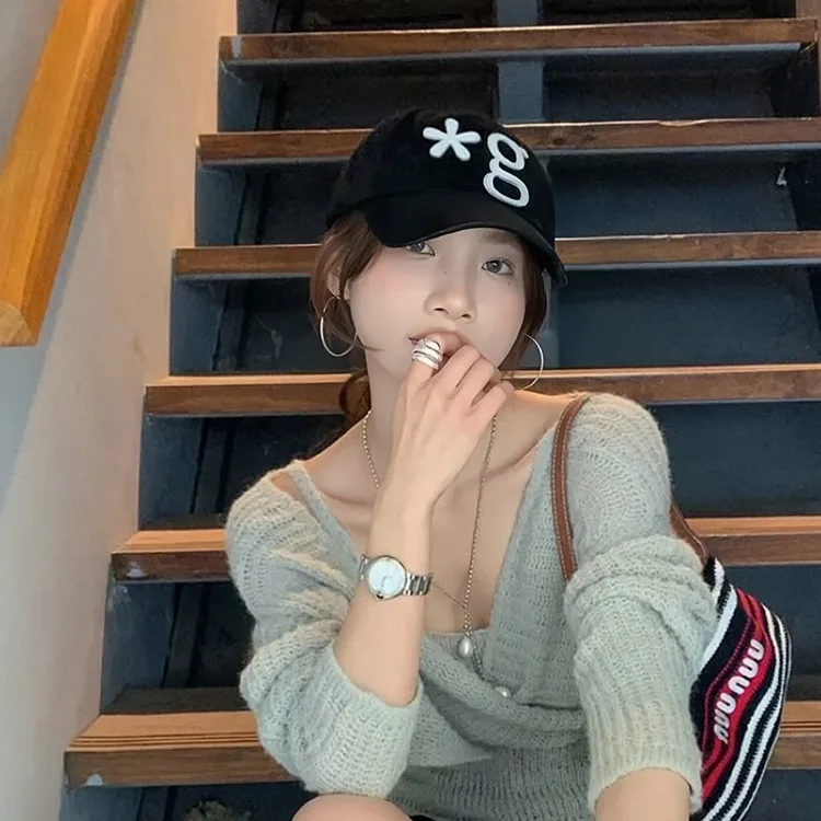 Yalu Preferred Cotton Baseball Caps Unisex Black-1