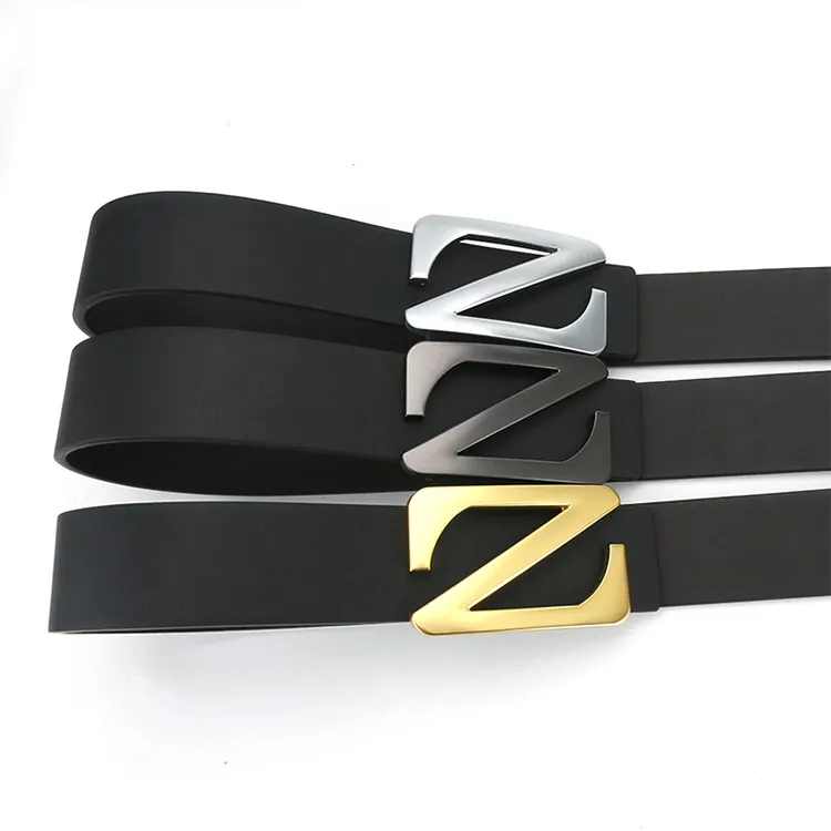 Yalu Preferred Cow Split Leather Belts Unisex 3.8CM-6