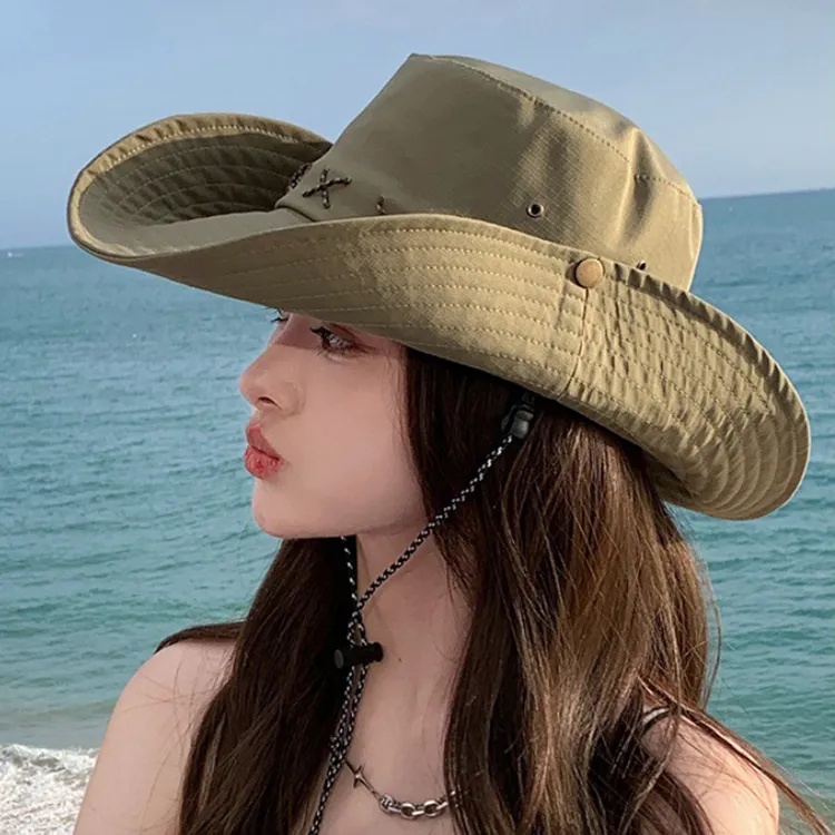 Yalu Preferred Polyester Bucket Hats Unisex-20