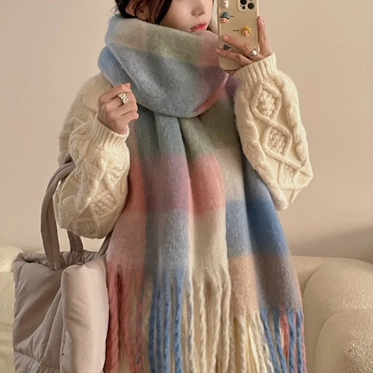 Yalu Preferred Knit Scarves Unisex-3