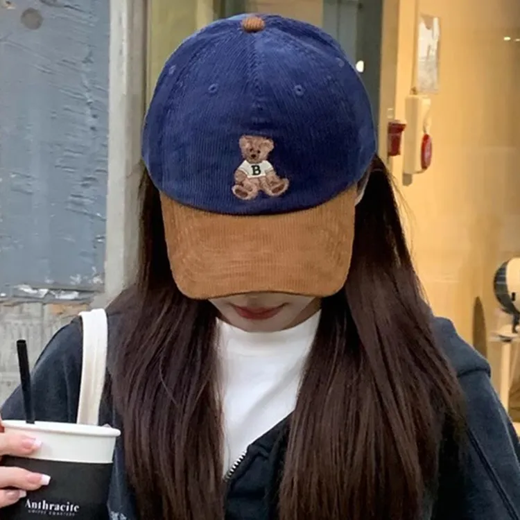 Yalu Preferred Corduroy Baseball Caps Unisex-4