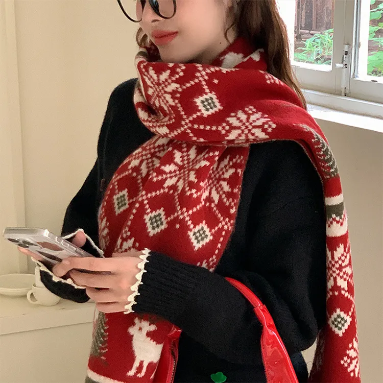 Yalu Preferred Knit Scarves Unisex-8