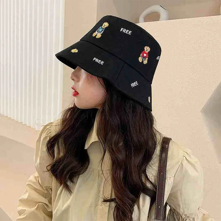 Yalu Preferred Polyester Bucket Hats Unisex-5