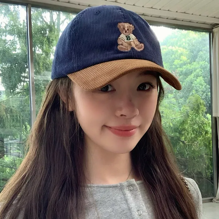 Yalu Preferred Corduroy Baseball Caps Unisex-6