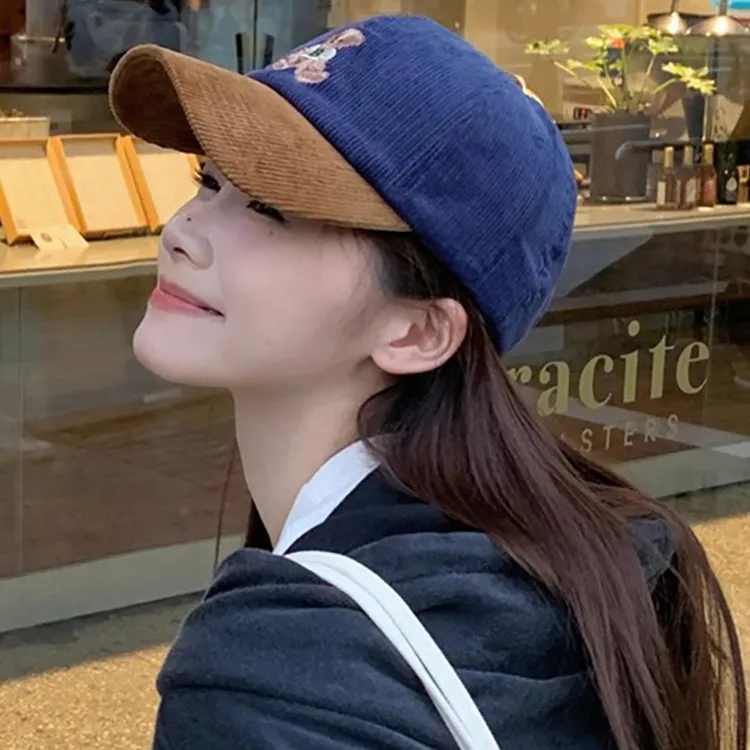 Yalu Preferred Corduroy Baseball Caps Unisex-5