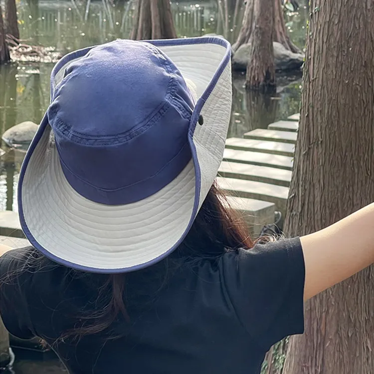 Yalu Preferred Polyester Bucket Hats Unisex-4