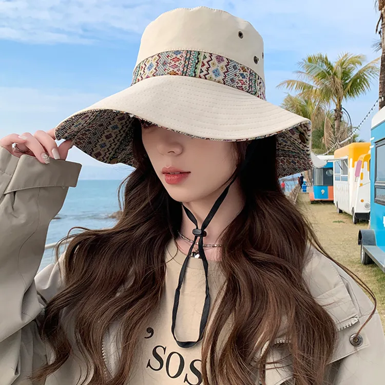 Yalu Preferred Polyester Bucket Hats Unisex-12
