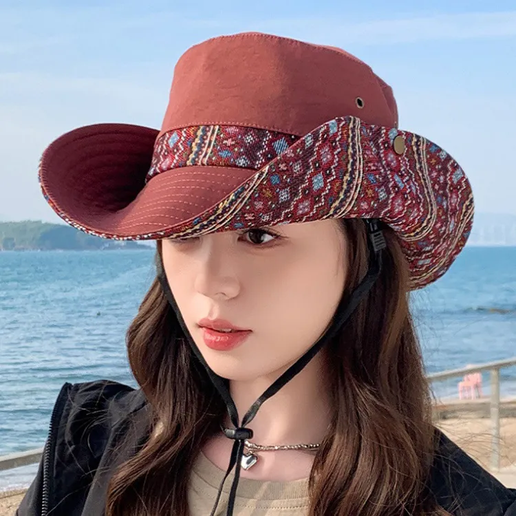 Yalu Preferred Polyester Bucket Hats Unisex-19
