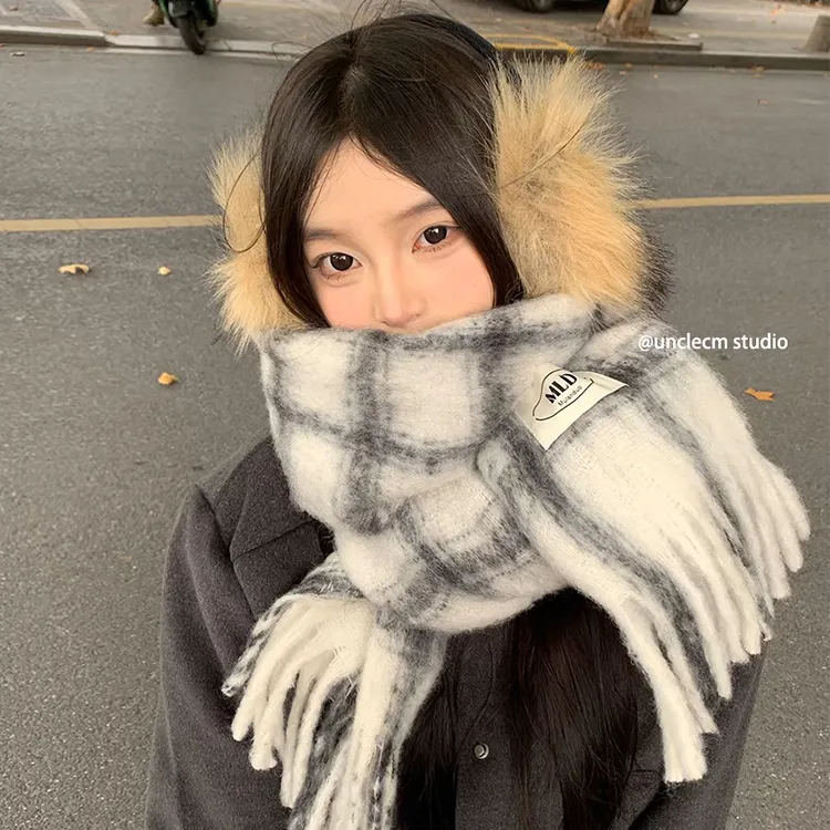 Yalu Preferred Knit Scarves Unisex-1