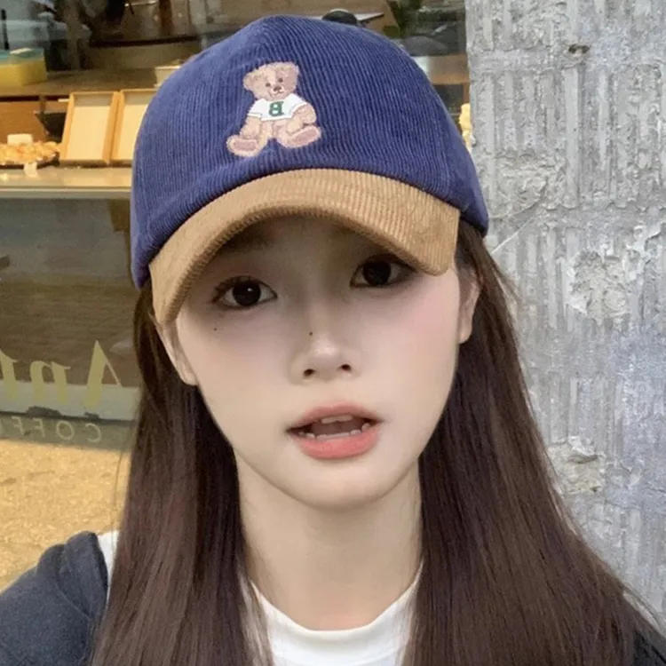 Yalu Preferred Corduroy Baseball Caps Unisex-3