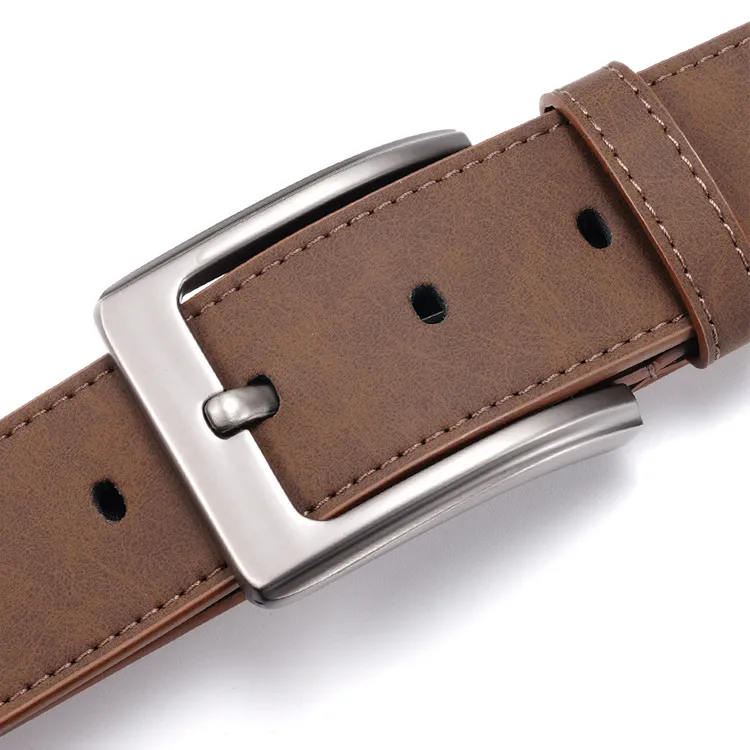 Yalu Preferred Cow Split Leather Belts Men's Width 3.5CM-4
