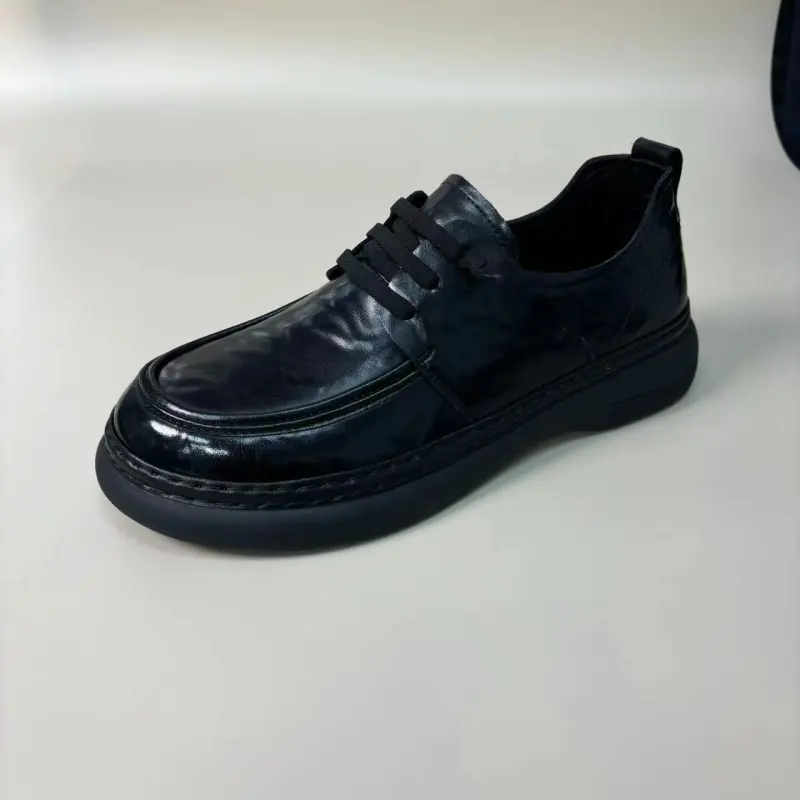 Mo Xu Lace Up Casual Shoes Men's Black-4