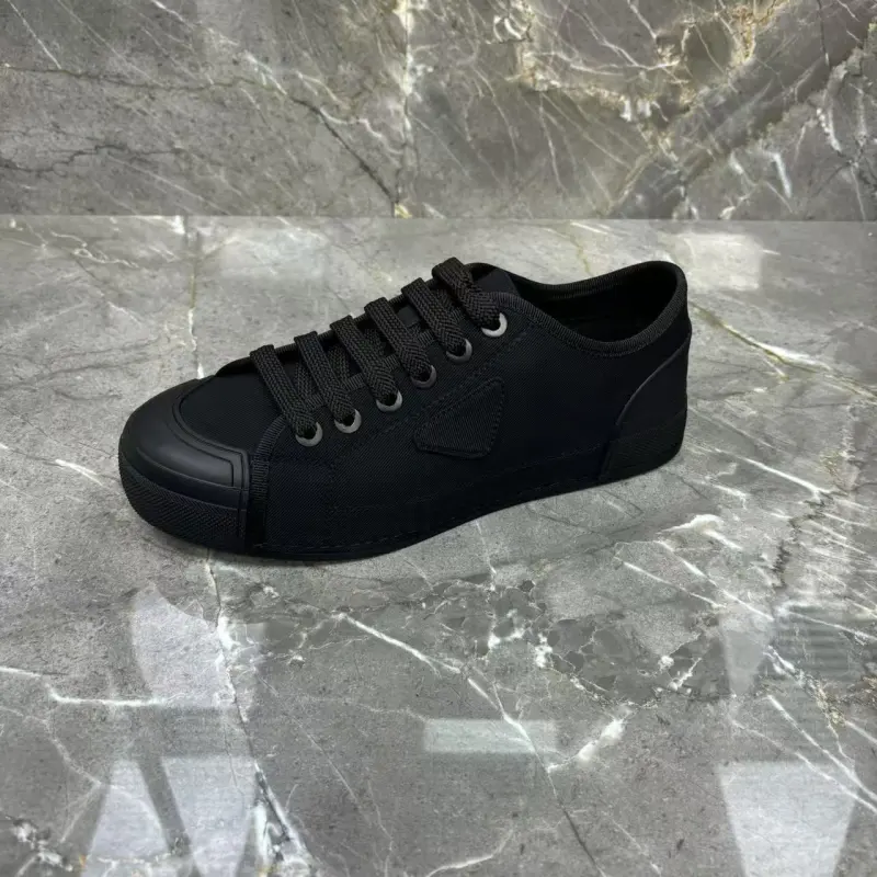 Mo Xu Non slip Lightweight Low Top Skateboard Shoes Men's Black-5