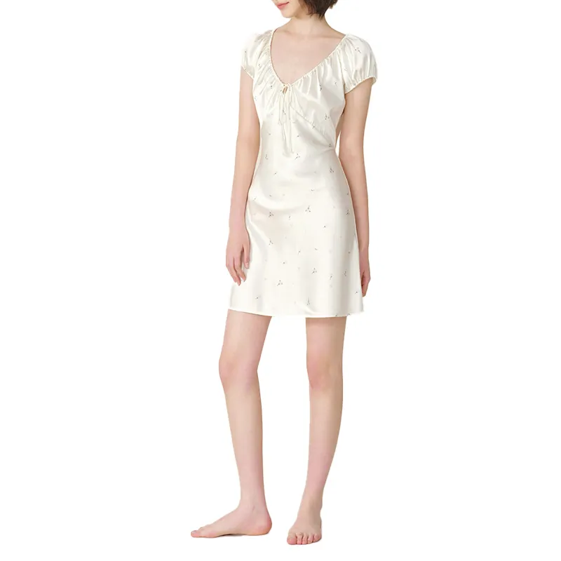 SILKY MIRACLE Nightgown Women's White-3