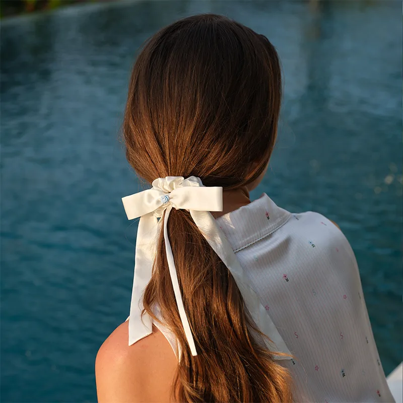 SILKY MIRACLE Mulberry Silk Hair Tie Women's-2