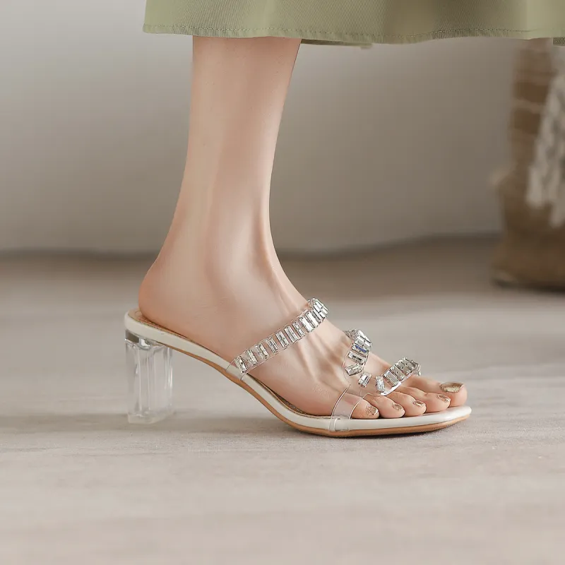 ACESC One Strap Sandals Women's Beige-5